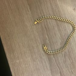 14k 585 Italy Cuban Bracelet 