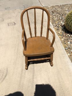 Antique children wooden chairs