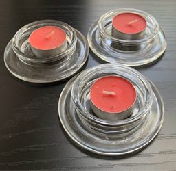 Tea Candle 🕯️Glass holders or Coffee Cups replacement glass