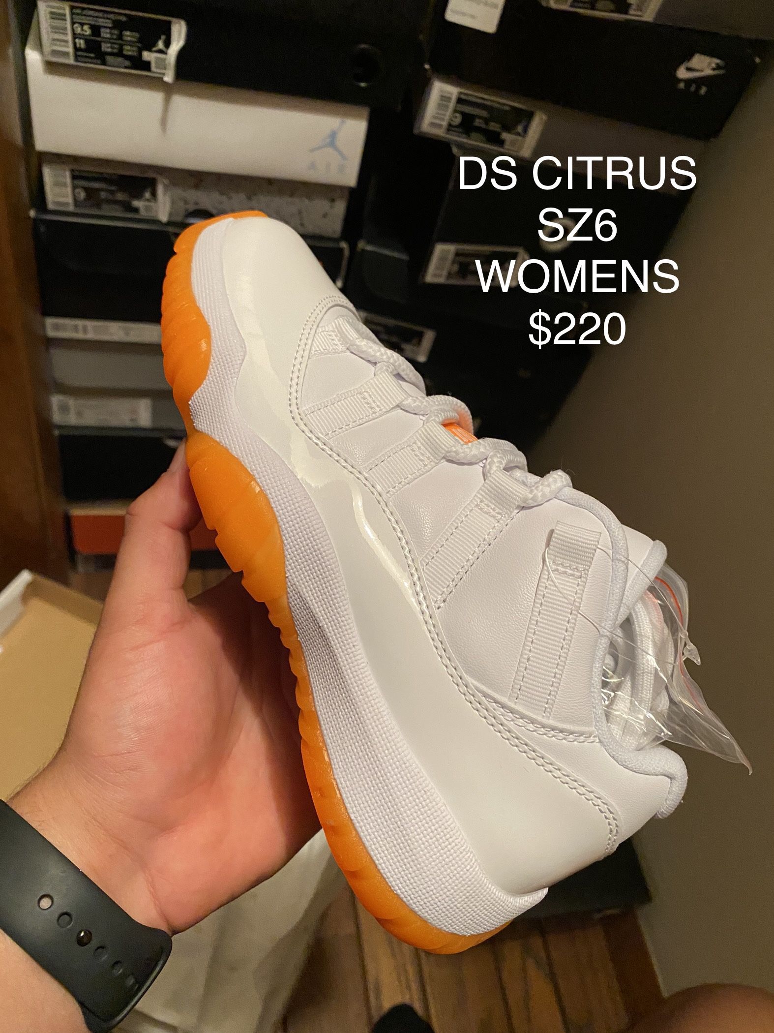 Jordan 11 ‘Citrus’ Low DS SZ6 Womens