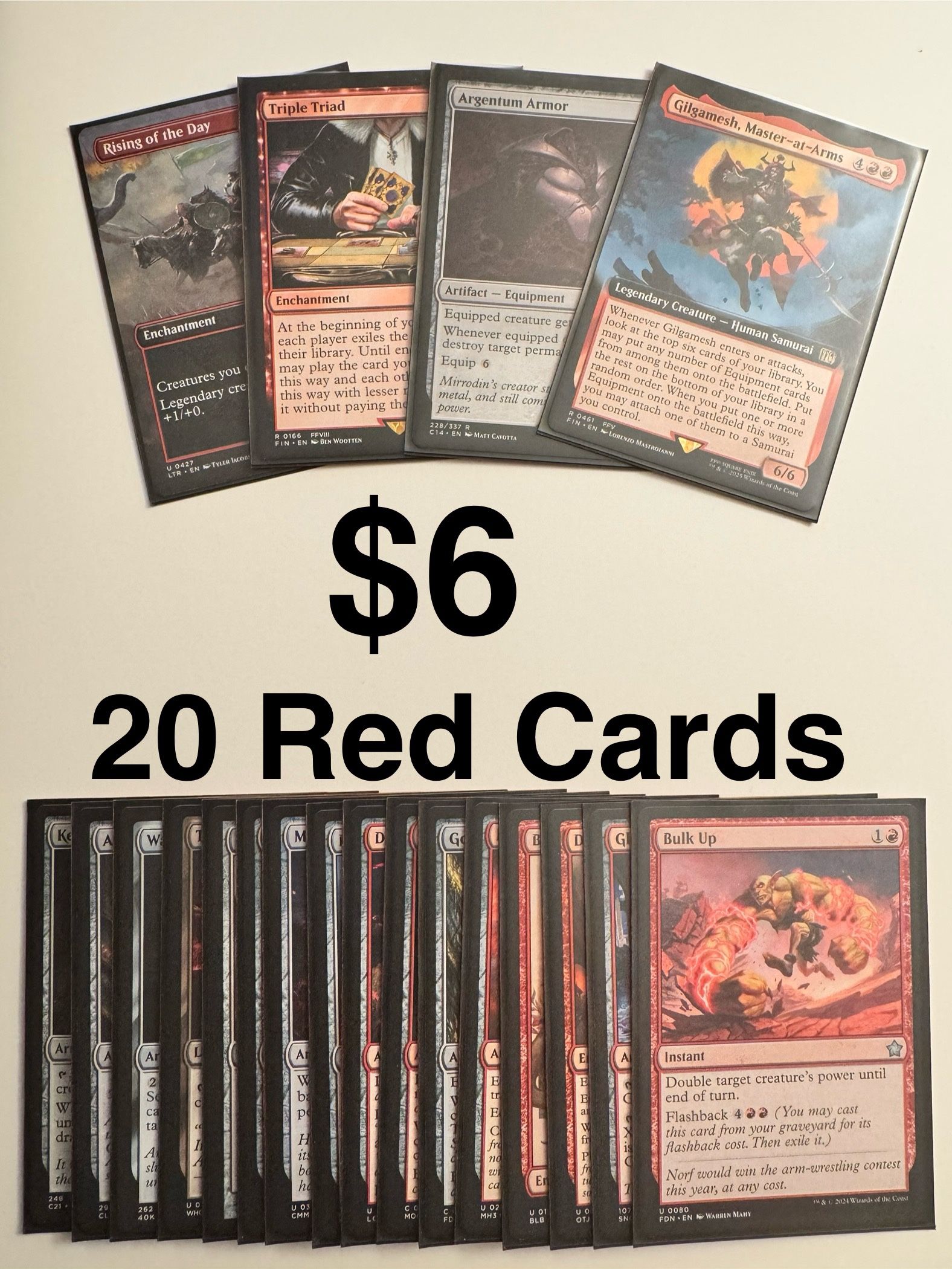 MTG - Red Cards x20
