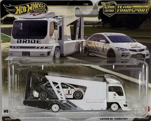 HOT WHEELS TEAM TRANSPORT 93 ‘07 HONDA CIVIC & KOUSOKU HAULER