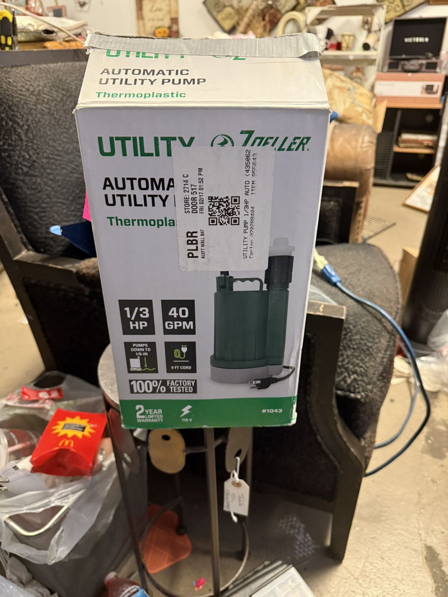 Zoeller Automatic Sump Pump