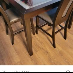 Two Piece Sectional Plus Dining Set