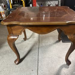Nice Real Wood End Table