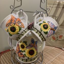Tea Set With Rack