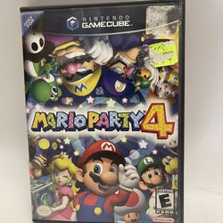 Mario Party 4  Nintendo GameCube 2002 CIB With MANUAL & Insert!