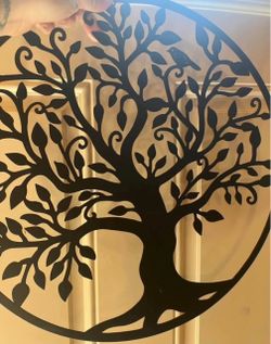 Tree of life metal wall decor