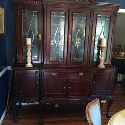China Hutch Maghony Wood Goes For $500