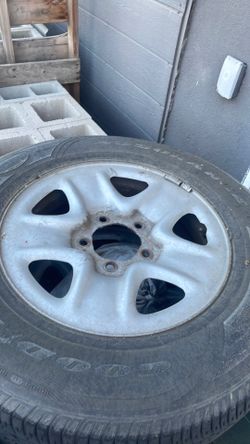 Tire with rims
