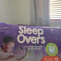 SleepOvers Pull Up by Cuties, 12 Cout(60-125lbs/27-57kgs)