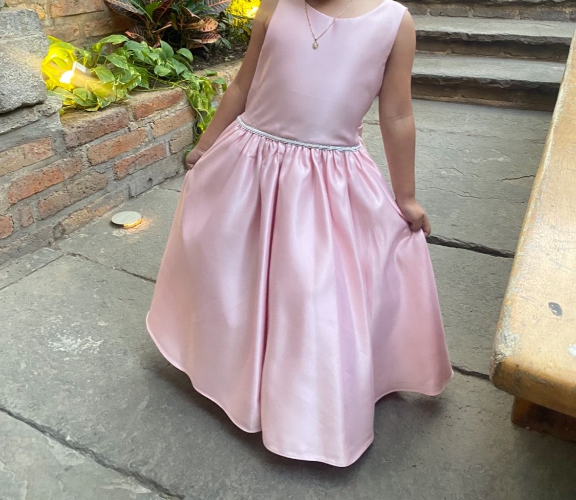 Pink Girl Wedding Dress