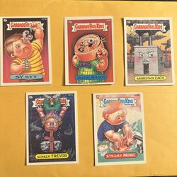 Garbage Pail Kids Collectible Cards - Lot Of 5 