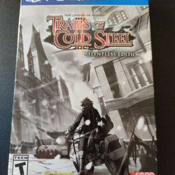 Legends Of Heroes Trails Of Cold Steel 2 Relentless Edition PS4 Opened Complete 