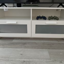White TV Stand 