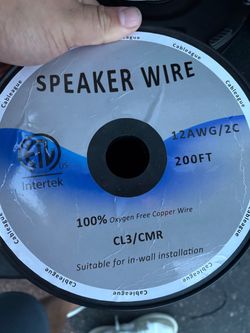 Cableague 12AWG Speaker Wire 200ft Spool