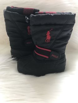 Polo by Ralph Lauren Toddler Snow Boots sz:5