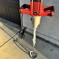 Electric cement mixer / Mezclador eléctrico de cemento