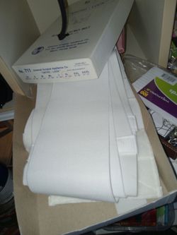 White waist belt
