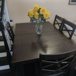 Dining Set With 4 Chairs And Bench 