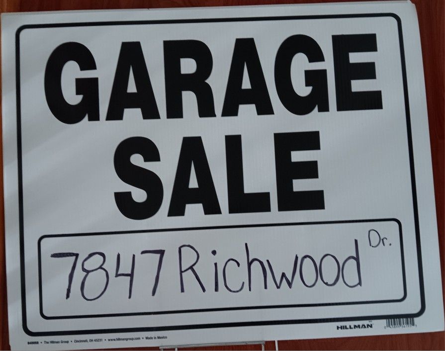 Garage Sale-June 19-21