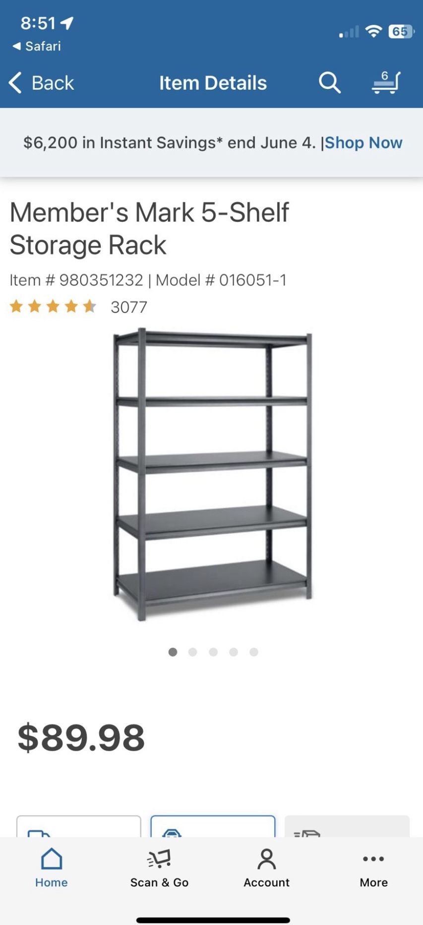 Member’s Mark 5-self Storage Rack for Sale in Banning, CA - OfferUp