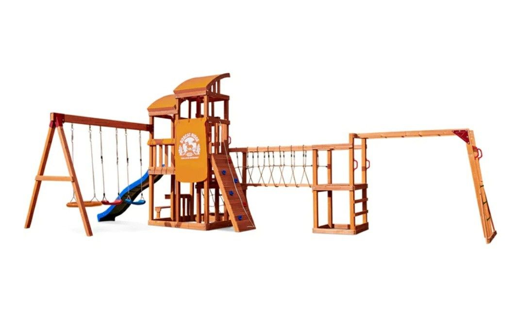 Little Tykes " Bobcat Ridge" Playhouse Playground Jungle Gym