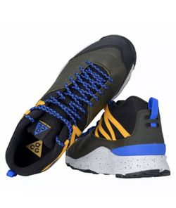 Nike Okwahn II 525367-300 Sequoia Black Blue Men's ACG Hiking Trail Shoes