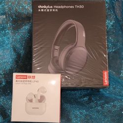 Lenovo Original Wireless Headphones And Earbuds