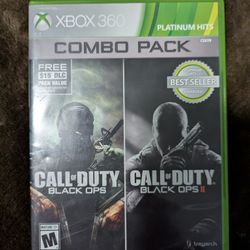 Call Of Duty Black Ops 1 & 2 Xbox 360