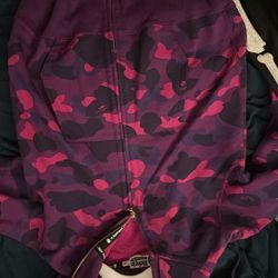 bape hoodie purple