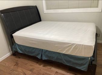 Queen Bed Mattress and Boxspring not included