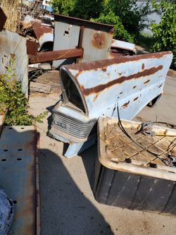 1957 Lincoln complete rear fenders