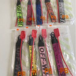 off white keychain lanyards