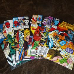 The Secret Defenders comics Marvel Lot of 9 1993