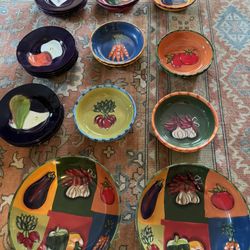 Jennifer Clark Pasta And Serving Bowls 
