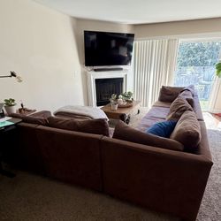 Large Comfortable Sectional Sofa – Washable Covers