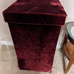 Great Cloth Covered Plastic Box... Very Ornate Looking