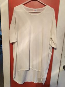 Solid white Irma by Lularoe - New in large