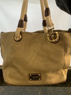 Michael Kors Marina Gold Canvas 