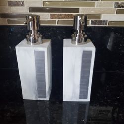 2x New DKNY Soap Or Lotion Dispenser 