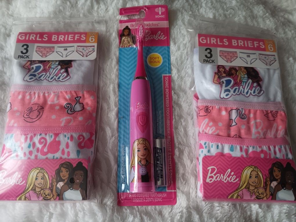 Barbie Briefs with Toothbrush 