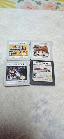 Mario game lot for Nintendo ds and 3ds