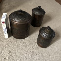 Metal Containers 3 Set