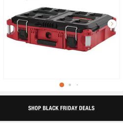 NUEVO/NEW Milwaukee PACKOUT 22 in. Medium Red Tool Box with 75 lbs. Weight Capacity