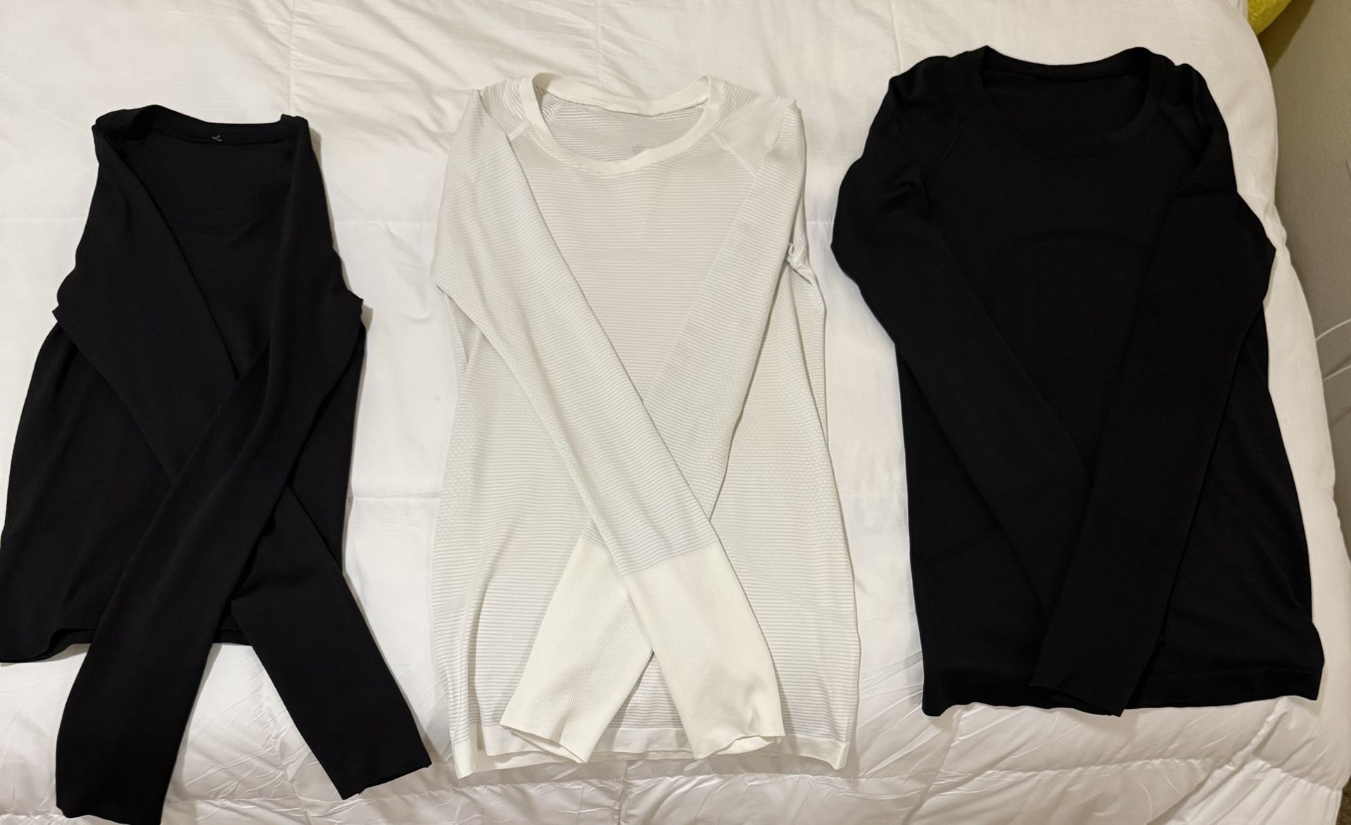 3 long sleeve lululemon swiftly techs