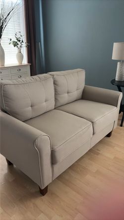 Beige Sofa & Loveseat Set