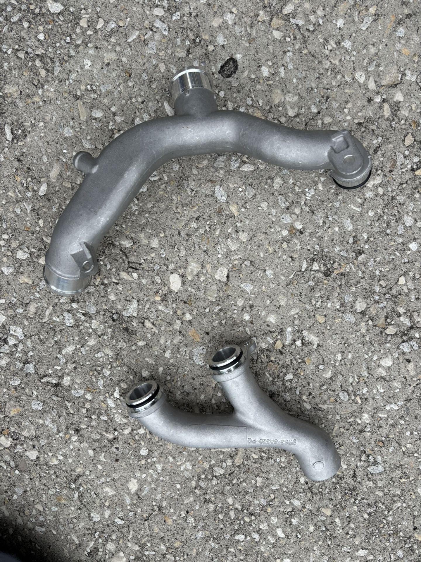 Land Rover Aluminum Water pump Thermostat Top Crossover hose