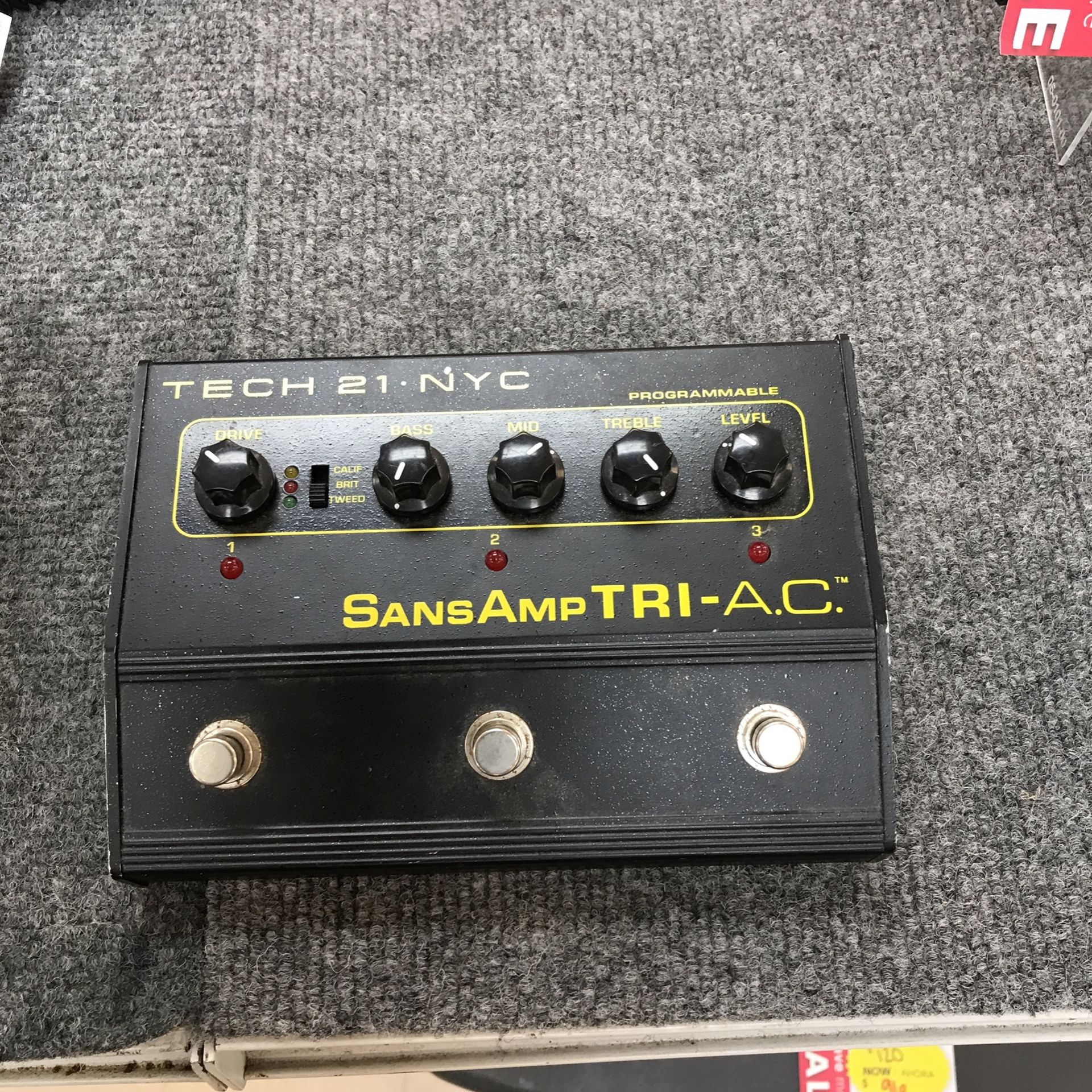 Tech 21 Preamp Distortion Pedal