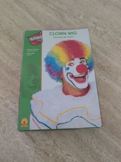 Adult Rainbow Clown - Halloween Costume Accessory - Rubie's #50764, Brand New in Package
